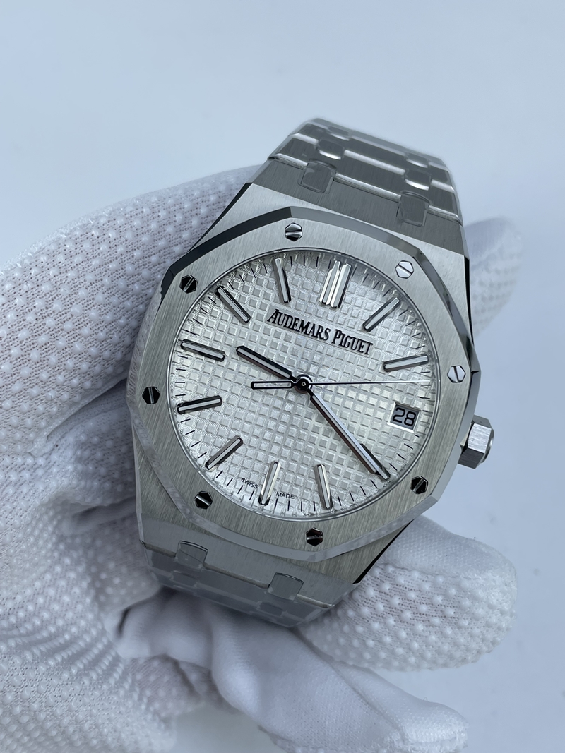 (준비완료/특급배송)NO.2785/ZF공장 오데마피게 로얄오크 15510 50주년 화이트다이얼