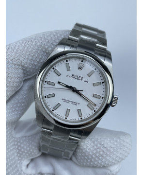 (준비완료/특급배송)NO.2819/GM공장 롤렉스 오이스터퍼페츄얼 39MM 904L 스틸 화이트다이얼