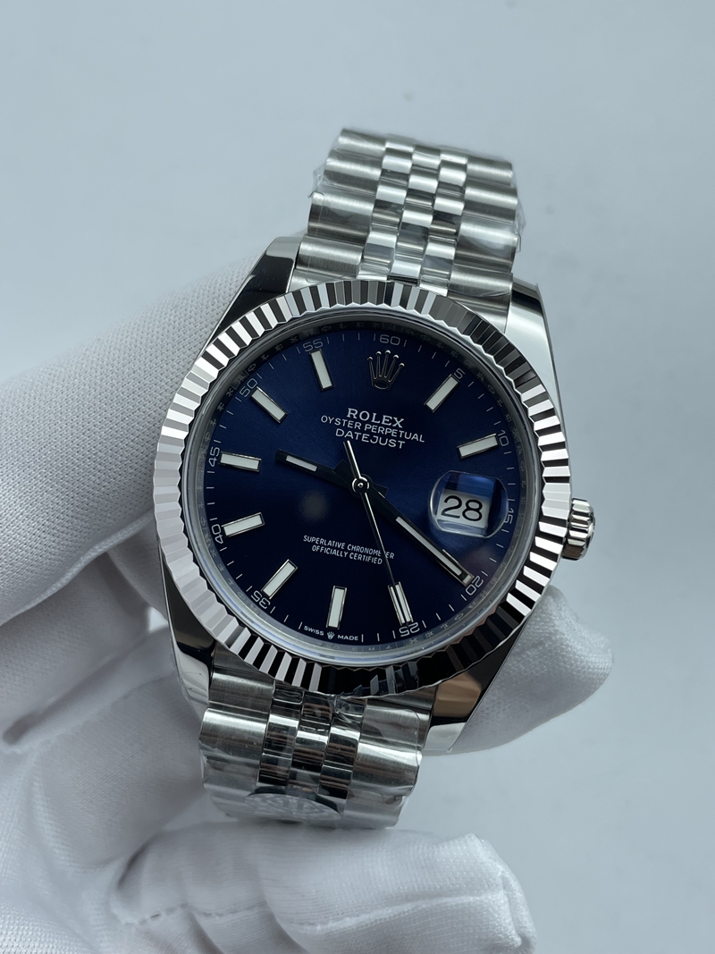 (준비완료/특급배송)NO.3583/롤렉스 데이저스트 41 블루 바 인덱스 126334 QP공장